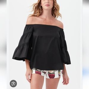 TRINA TURK Garnish Top Black XXL